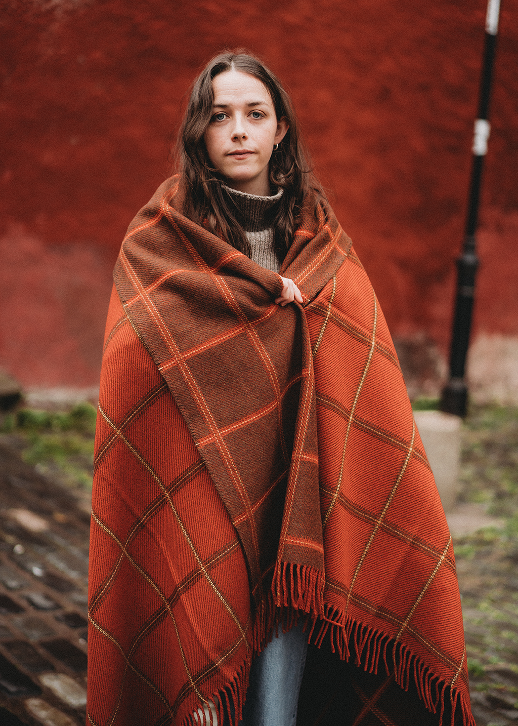 Solway Russet Wool Blanket