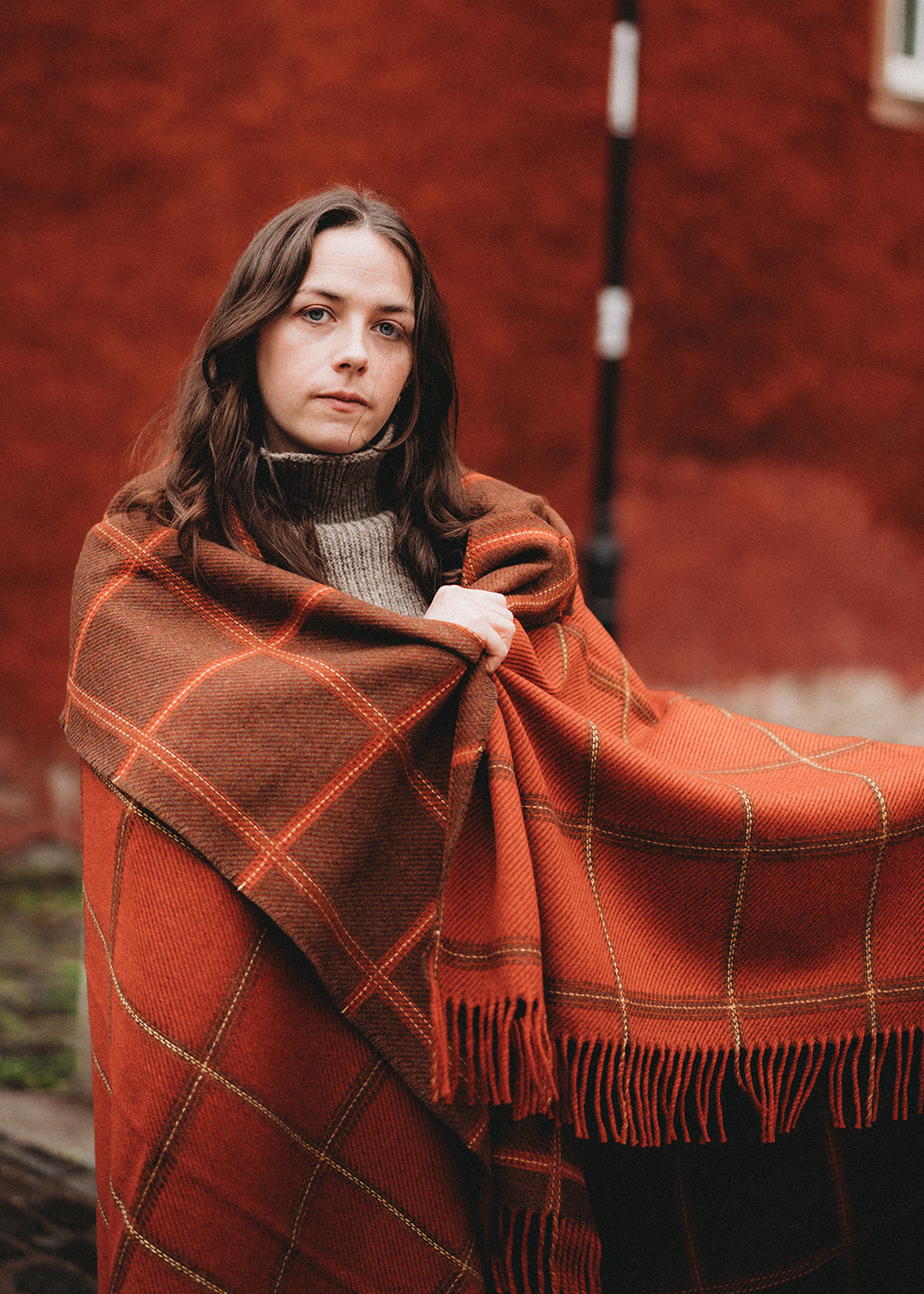 Solway Russet Wool Blanket