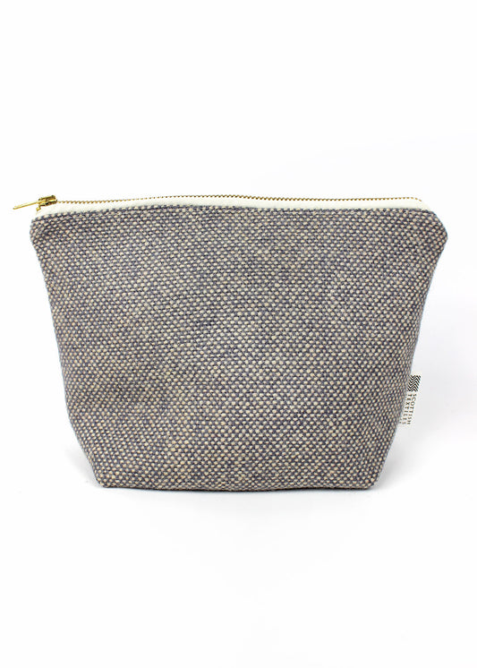Lilac Tweed Zip Bag Medium