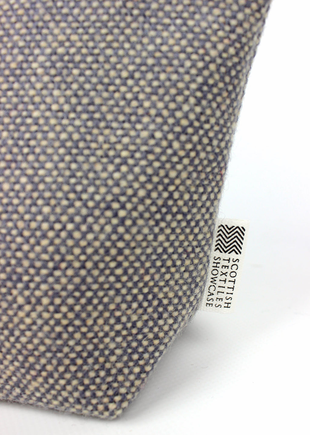 Lilac Tweed Zip Bag Medium