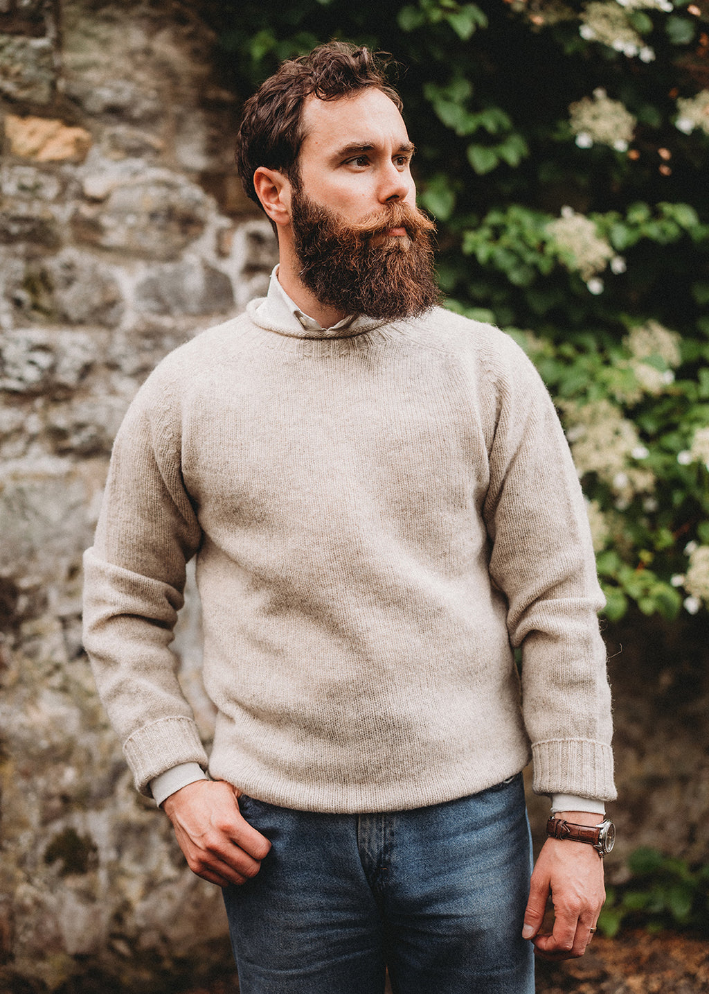 Uradale Shetland Jumper Aetmeal