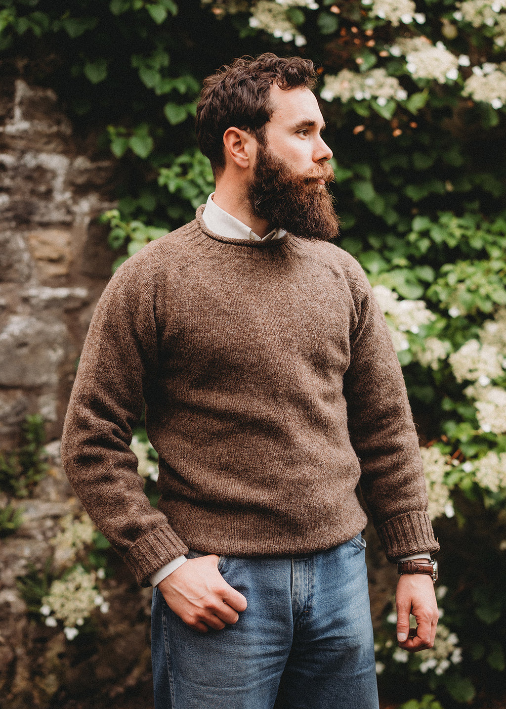 Uradale Shetland Jumper Moorit