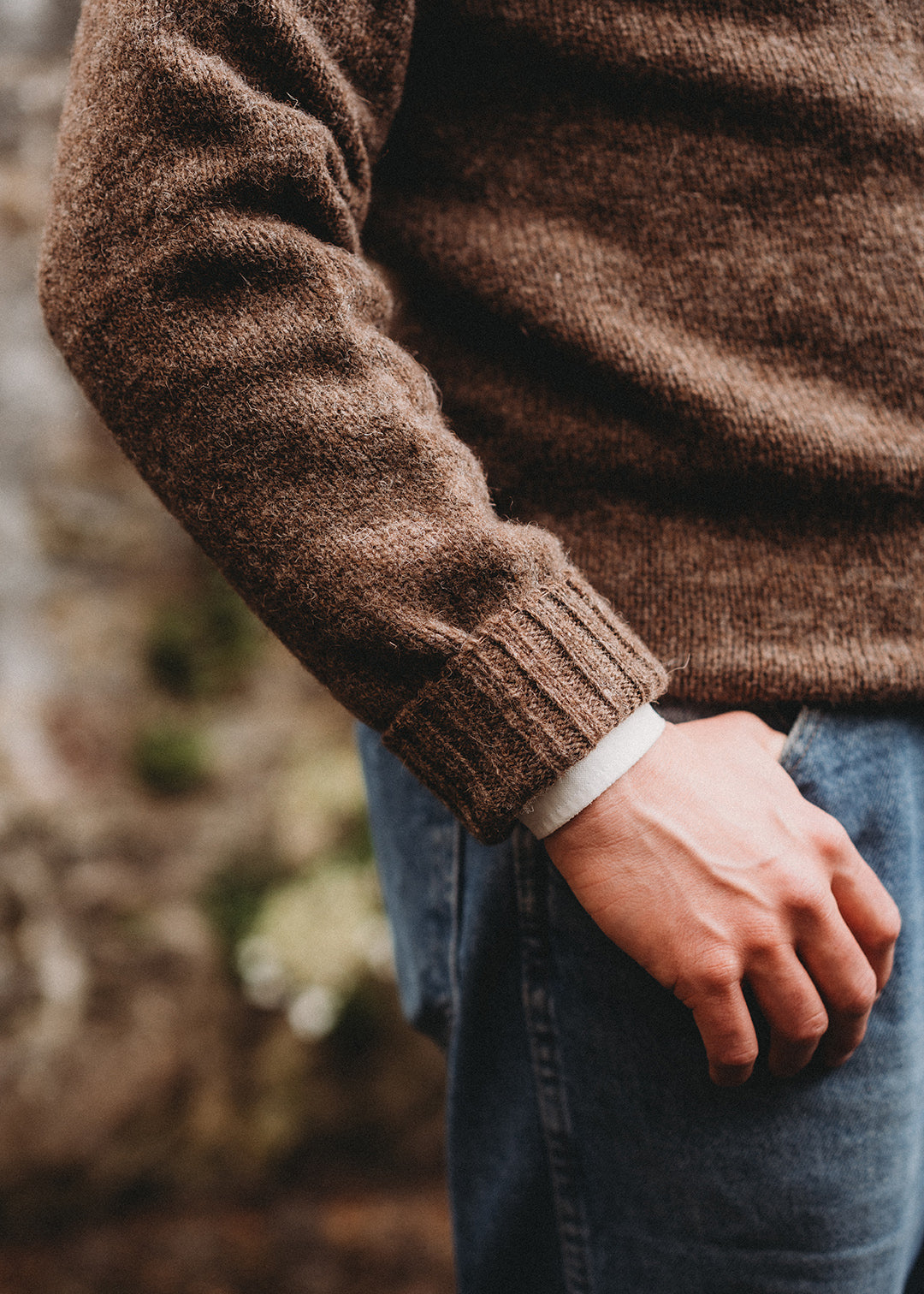 Uradale Shetland Jumper Moorit