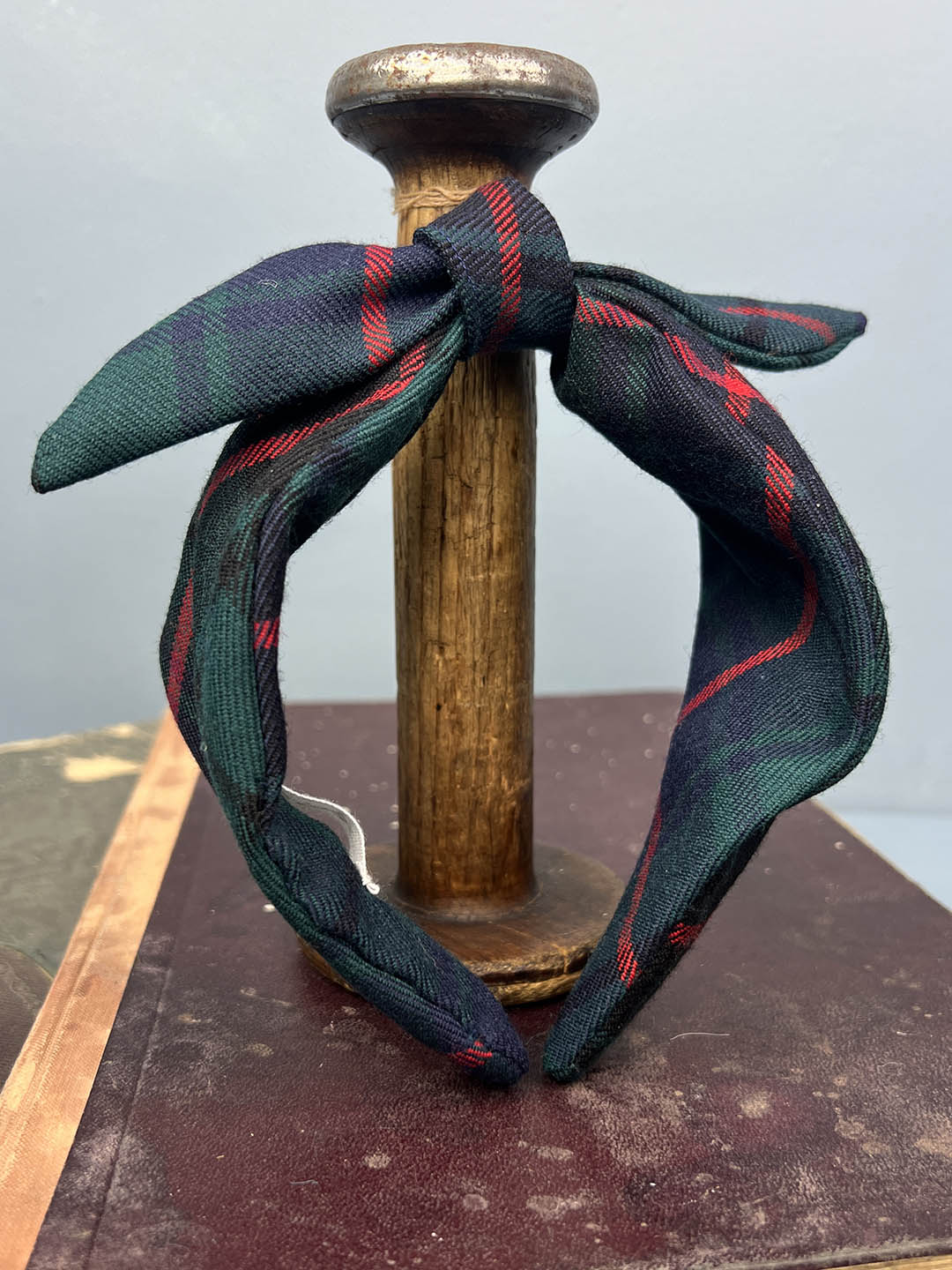 Headband made in the Davidson tartan with bow detail
