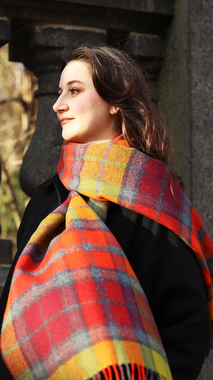 Tartan Blanket Stole in Buchanan Berry tartan