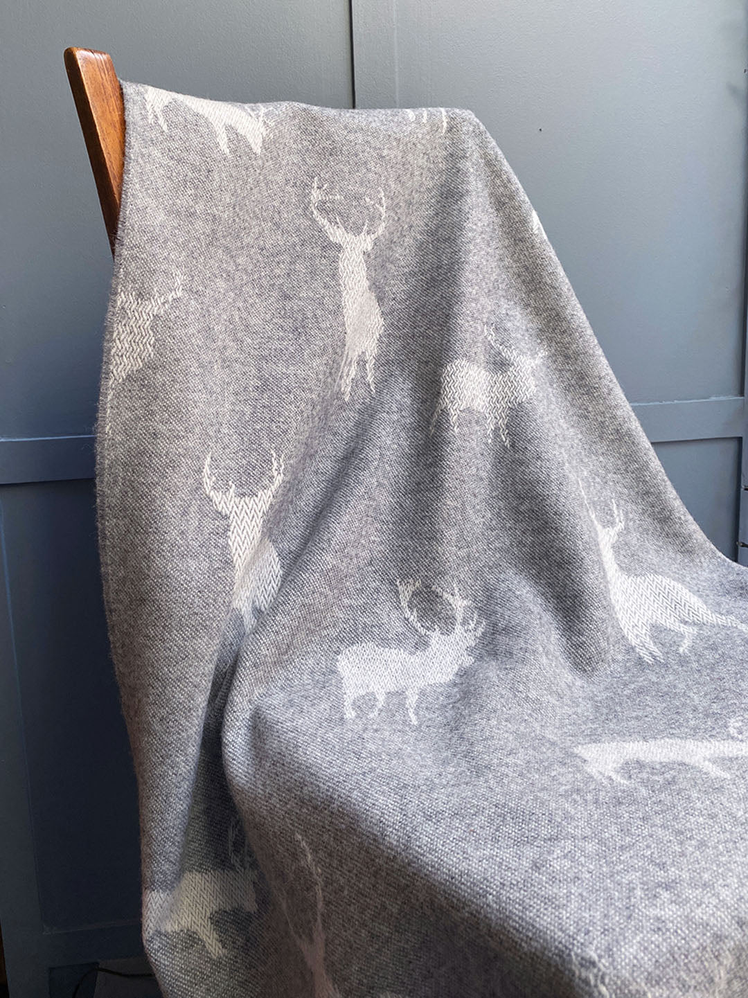 Stag sales fleece throw