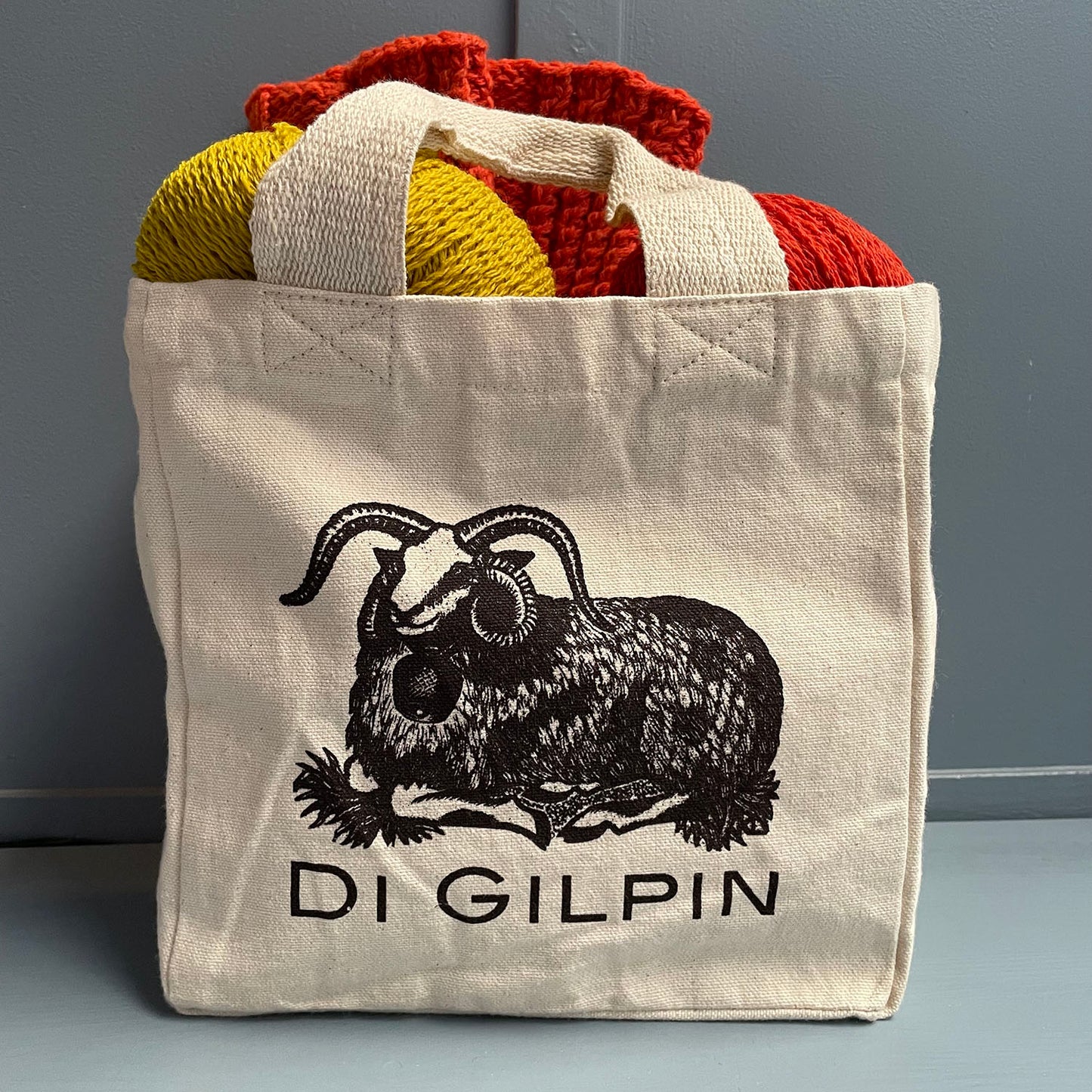Di Gilpin organic cotton knitting project bag
